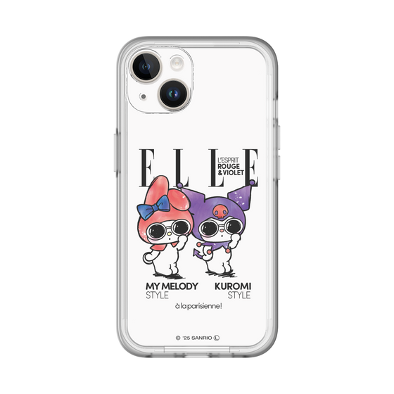 スリムプロテクションプレミアムケース［ ELLE×マイメロディ＆クロミ - 表紙風 ］