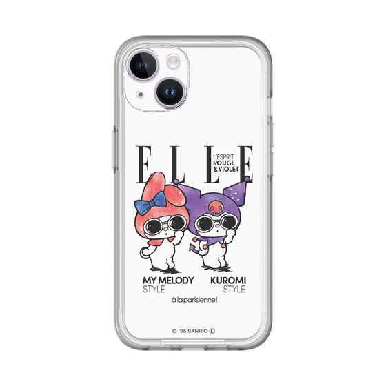 スリムプロテクションプレミアムケース［ ELLE×マイメロディ＆クロミ - 表紙風 ］