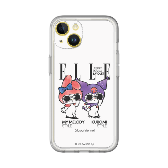 スリムプロテクションプレミアムケース［ ELLE×マイメロディ＆クロミ - 表紙風 ］