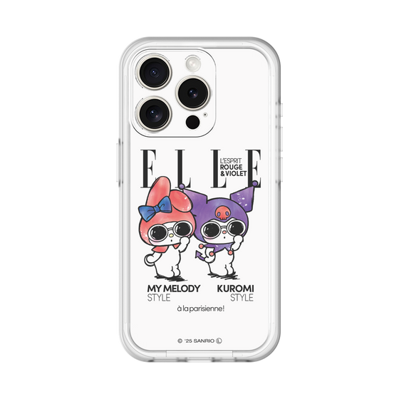 スリムプロテクションプレミアムケース［ ELLE×マイメロディ＆クロミ - 表紙風 ］