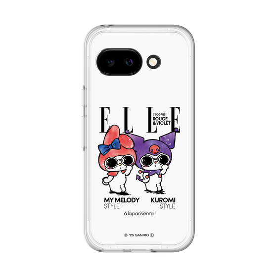 スリムプロテクションプレミアムケース［ ELLE×マイメロディ＆クロミ - 表紙風 ］