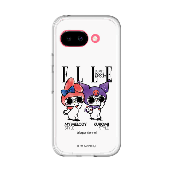 スリムプロテクションプレミアムケース［ ELLE×マイメロディ＆クロミ - 表紙風 ］