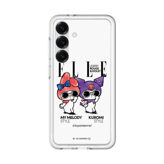 スリムプロテクションプレミアムケース［ ELLE×マイメロディ＆クロミ - 表紙風 ］