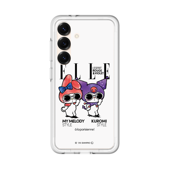 スリムプロテクションプレミアムケース［ ELLE×マイメロディ＆クロミ - 表紙風 ］
