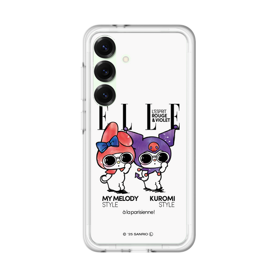 スリムプロテクションプレミアムケース［ ELLE×マイメロディ＆クロミ - 表紙風 ］
