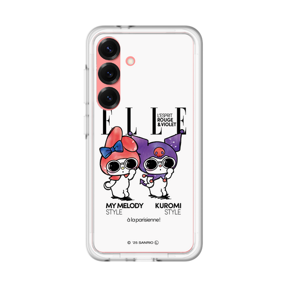 スリムプロテクションプレミアムケース［ ELLE×マイメロディ＆クロミ - 表紙風 ］