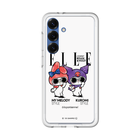 スリムプロテクションプレミアムケース［ ELLE×マイメロディ＆クロミ - 表紙風 ］