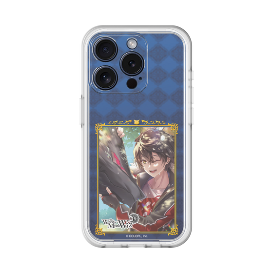 スリムプロテクションプレミアムケース［ クイズRPG 魔法使いと黒猫のウィズ - キワム＆アウデアムス ］