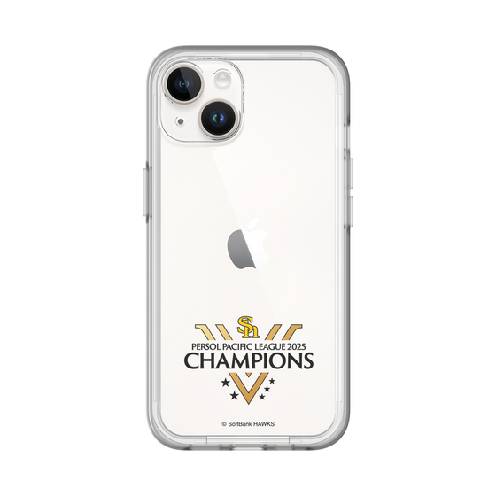 スリムプロテクションプレミアムケース［ 福岡ソフトバンクホークス - PERSOL PACIFIC LEAGUE 2025 CHAMOIONS ロゴ - クリア ］