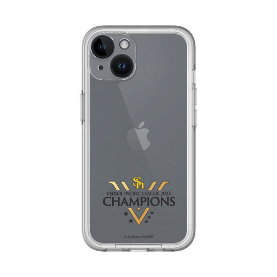 スリムプロテクションプレミアムケース［ 福岡ソフトバンクホークス - PERSOL PACIFIC LEAGUE 2025 CHAMOIONS ロゴ - クリア ］