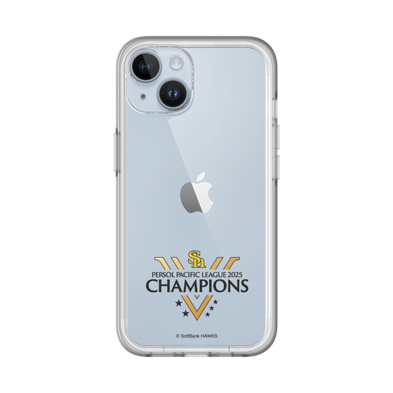 スリムプロテクションプレミアムケース［ 福岡ソフトバンクホークス - PERSOL PACIFIC LEAGUE 2025 CHAMOIONS ロゴ - クリア ］