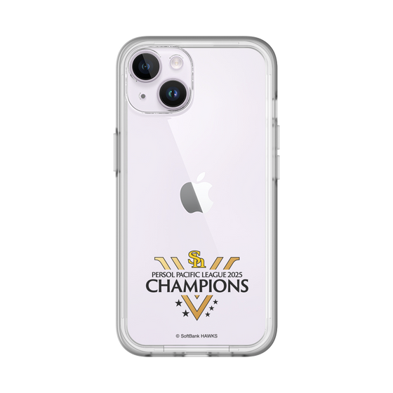 スリムプロテクションプレミアムケース［ 福岡ソフトバンクホークス - PERSOL PACIFIC LEAGUE 2025 CHAMOIONS ロゴ - クリア ］