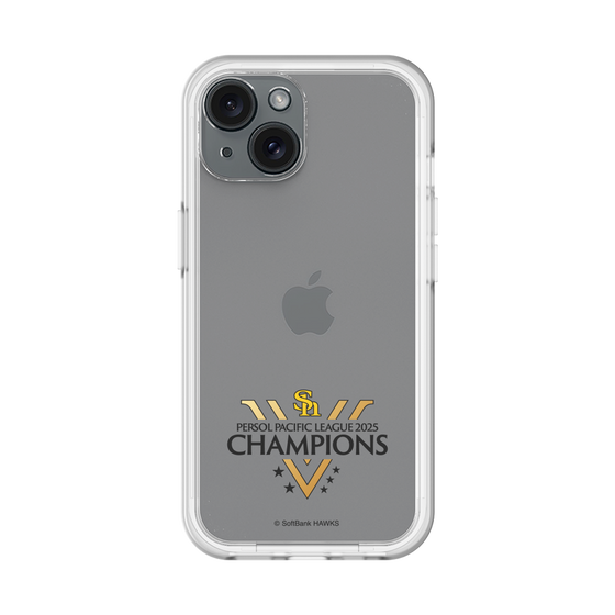 スリムプロテクションプレミアムケース［ 福岡ソフトバンクホークス - PERSOL PACIFIC LEAGUE 2025 CHAMOIONS ロゴ - クリア ］
