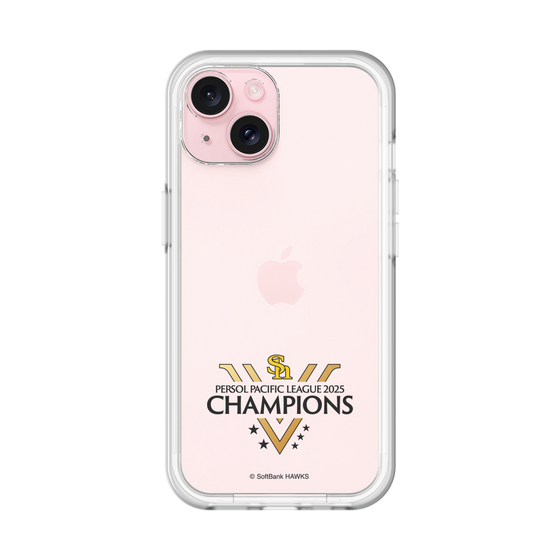 スリムプロテクションプレミアムケース［ 福岡ソフトバンクホークス - PERSOL PACIFIC LEAGUE 2025 CHAMOIONS ロゴ - クリア ］