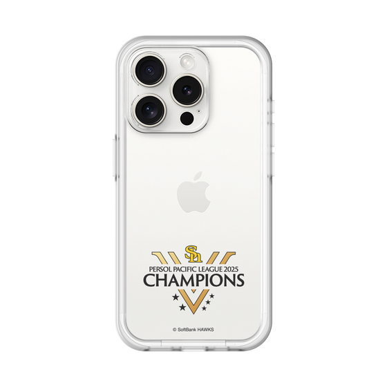 スリムプロテクションプレミアムケース［ 福岡ソフトバンクホークス - PERSOL PACIFIC LEAGUE 2025 CHAMOIONS ロゴ - クリア ］