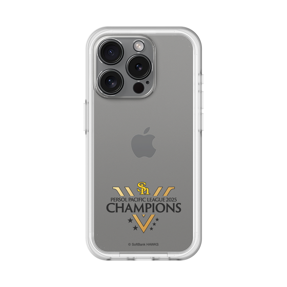 スリムプロテクションプレミアムケース［ 福岡ソフトバンクホークス - PERSOL PACIFIC LEAGUE 2025 CHAMOIONS ロゴ - クリア ］