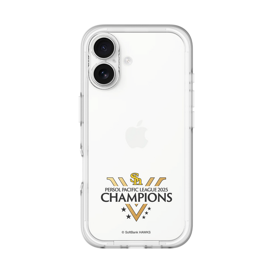スリムプロテクションプレミアムケース［ 福岡ソフトバンクホークス - PERSOL PACIFIC LEAGUE 2025 CHAMOIONS ロゴ - クリア ］