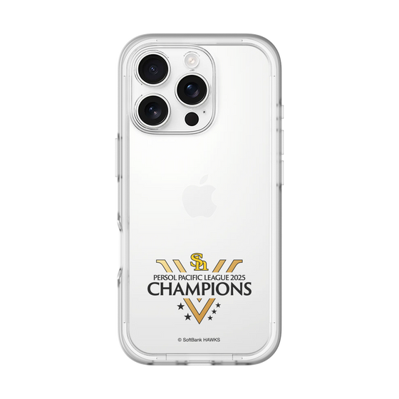 スリムプロテクションプレミアムケース［ 福岡ソフトバンクホークス - PERSOL PACIFIC LEAGUE 2025 CHAMOIONS ロゴ - クリア ］