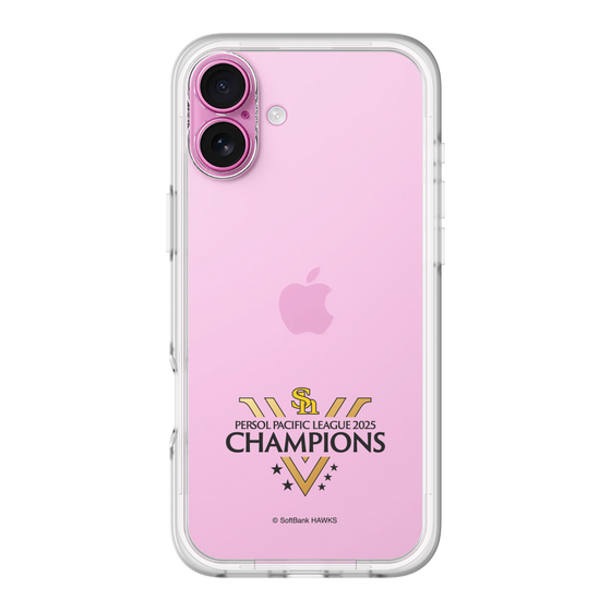 スリムプロテクションプレミアムケース［ 福岡ソフトバンクホークス - PERSOL PACIFIC LEAGUE 2025 CHAMOIONS ロゴ - クリア ］
