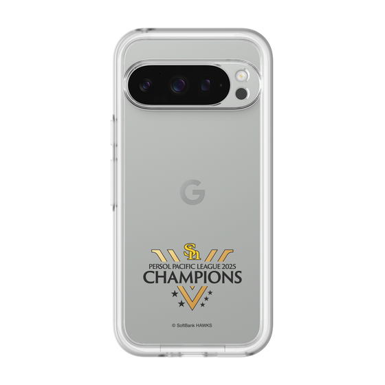 スリムプロテクションプレミアムケース［ 福岡ソフトバンクホークス - PERSOL PACIFIC LEAGUE 2025 CHAMOIONS ロゴ - クリア ］