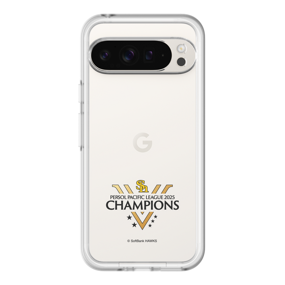 スリムプロテクションプレミアムケース［ 福岡ソフトバンクホークス - PERSOL PACIFIC LEAGUE 2025 CHAMOIONS ロゴ - クリア ］