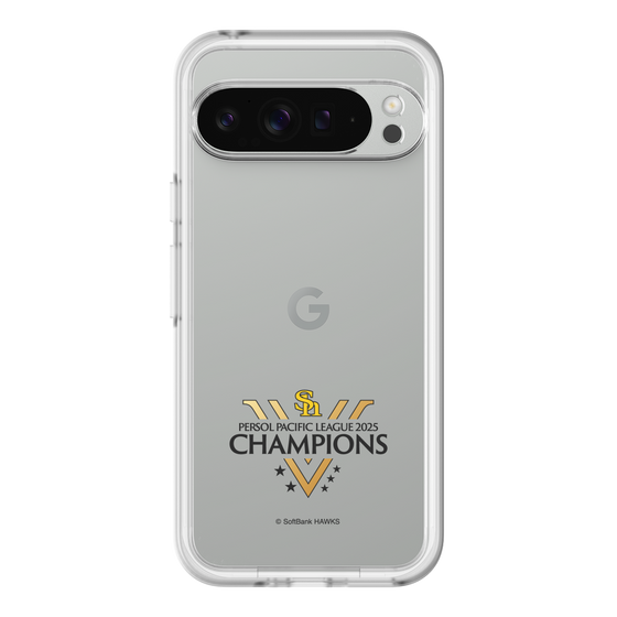スリムプロテクションプレミアムケース［ 福岡ソフトバンクホークス - PERSOL PACIFIC LEAGUE 2025 CHAMOIONS ロゴ - クリア ］