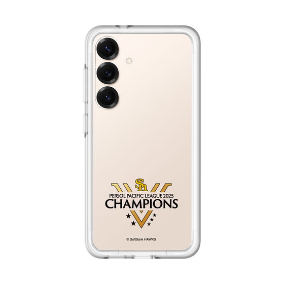 スリムプロテクションプレミアムケース［ 福岡ソフトバンクホークス - PERSOL PACIFIC LEAGUE 2025 CHAMOIONS ロゴ - クリア ］