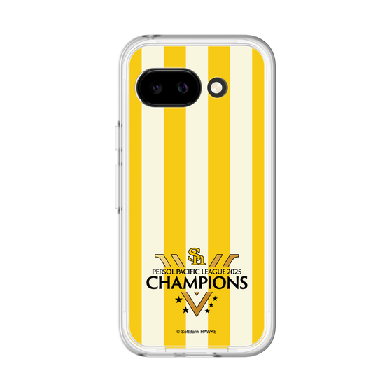 スリムプロテクションプレミアムケース［ 福岡ソフトバンクホークス - PERSOL PACIFIC LEAGUE 2025 CHAMOIONS ロゴ - ストライプ ］