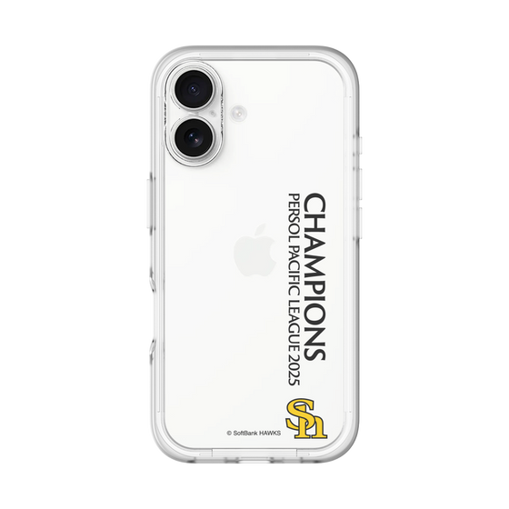 スリムプロテクションプレミアムケース［ 福岡ソフトバンクホークス - PERSOL PACIFIC LEAGUE 2025 CHAMOIONS - 縦ロゴ ］