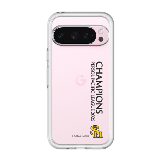 スリムプロテクションプレミアムケース［ 福岡ソフトバンクホークス - PERSOL PACIFIC LEAGUE 2025 CHAMOIONS - 縦ロゴ ］