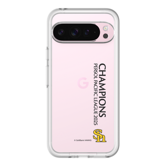 スリムプロテクションプレミアムケース［ 福岡ソフトバンクホークス - PERSOL PACIFIC LEAGUE 2025 CHAMOIONS - 縦ロゴ ］