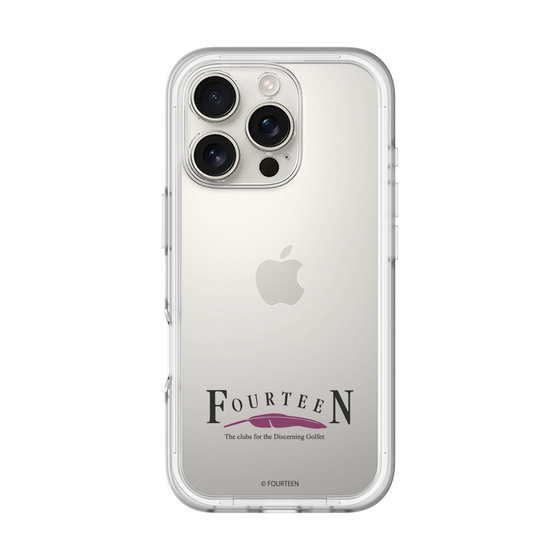 スリムプロテクションプレミアムケース［ フォーティーン - ロゴ ］