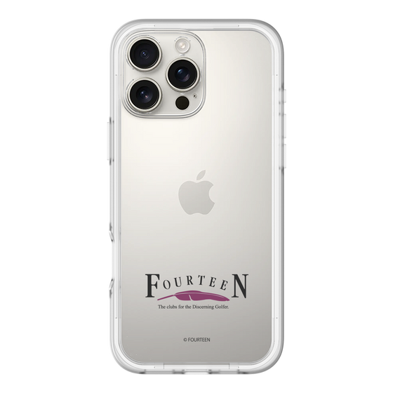 スリムプロテクションプレミアムケース［ フォーティーン - ロゴ ］