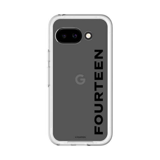スリムプロテクションプレミアムケース［ フォーティーン - フォーティーンロゴ - クリア ］