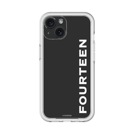 スリムプロテクションプレミアムケース［ フォーティーン - フォーティーンロゴ - ブラック ］