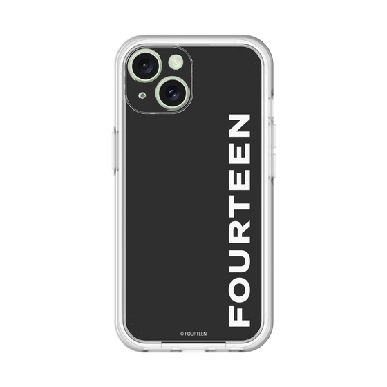 スリムプロテクションプレミアムケース［ フォーティーン - フォーティーンロゴ - ブラック ］