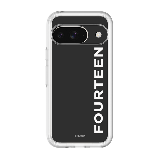 スリムプロテクションプレミアムケース［ フォーティーン - フォーティーンロゴ - ブラック ］