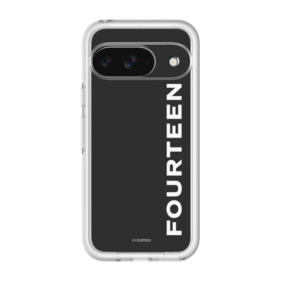 スリムプロテクションプレミアムケース［ フォーティーン - フォーティーンロゴ - ブラック ］