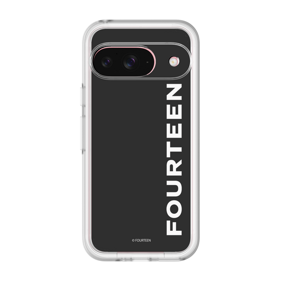 スリムプロテクションプレミアムケース［ フォーティーン - フォーティーンロゴ - ブラック ］