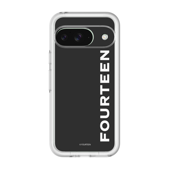 スリムプロテクションプレミアムケース［ フォーティーン - フォーティーンロゴ - ブラック ］