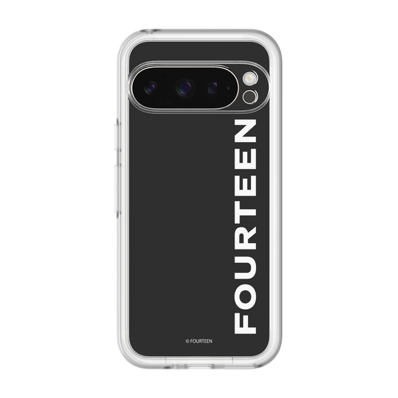 スリムプロテクションプレミアムケース［ フォーティーン - フォーティーンロゴ - ブラック ］