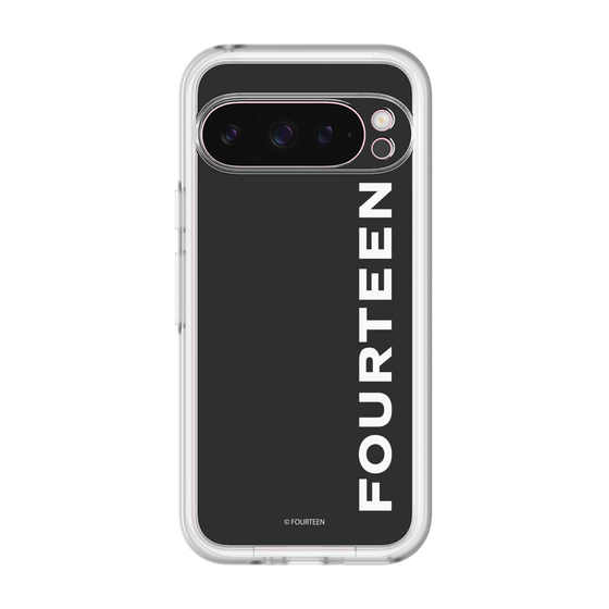 スリムプロテクションプレミアムケース［ フォーティーン - フォーティーンロゴ - ブラック ］