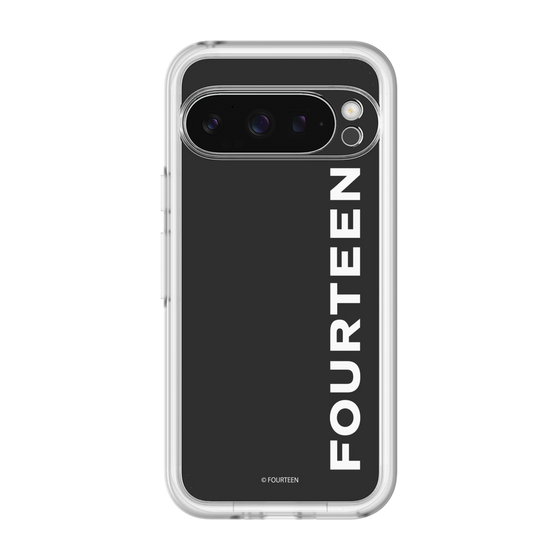 スリムプロテクションプレミアムケース［ フォーティーン - フォーティーンロゴ - ブラック ］