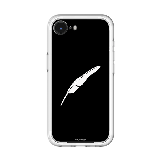 スリムプロテクションプレミアムケース［ フォーティーン - 羽ロゴ - ブラック ］