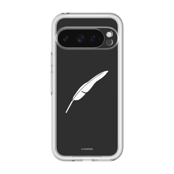 スリムプロテクションプレミアムケース［ フォーティーン - 羽ロゴ - ブラック ］