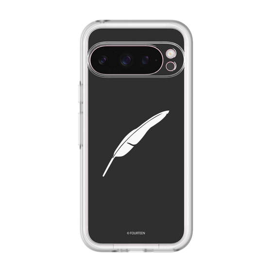 スリムプロテクションプレミアムケース［ フォーティーン - 羽ロゴ - ブラック ］