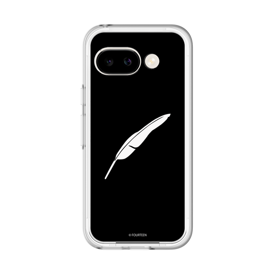 スリムプロテクションプレミアムケース［ フォーティーン - 羽ロゴ - ブラック ］