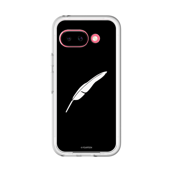 スリムプロテクションプレミアムケース［ フォーティーン - 羽ロゴ - ブラック ］