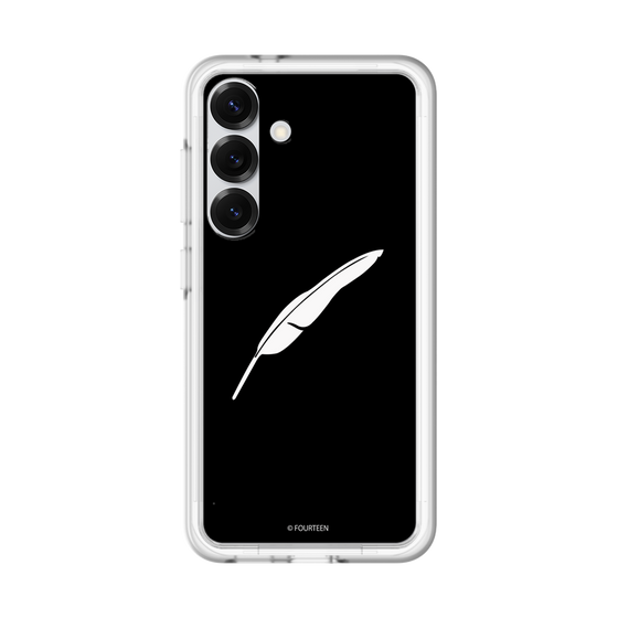 スリムプロテクションプレミアムケース［ フォーティーン - 羽ロゴ - ブラック ］