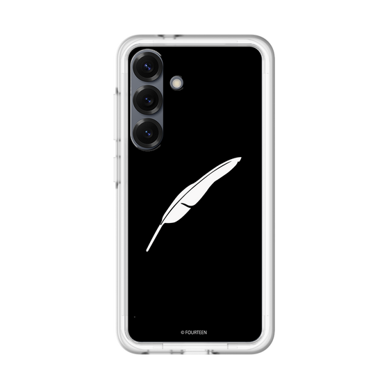 スリムプロテクションプレミアムケース［ フォーティーン - 羽ロゴ - ブラック ］